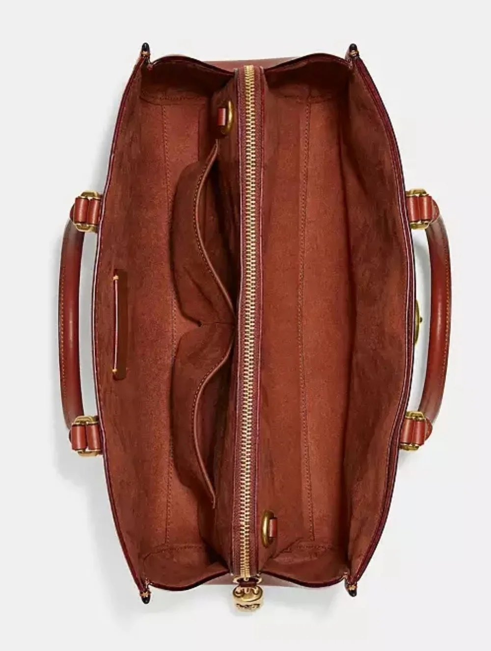 LIKE NEW COACH BROOKE CARRYALL BAG IN SIGNATURE CANVAS - Picture 4 of 12